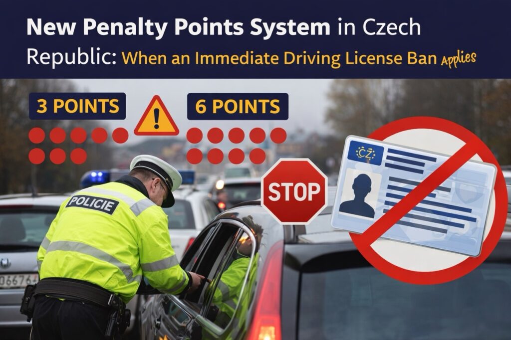 New points system in the Czech Republic: losing your driver's license is easier today than before